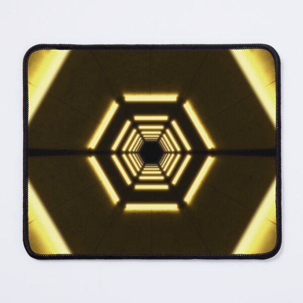 Item preview, Hexagonal Tunnel & Yellow Neon Lights designed and sold by Electric Shock!! Design.