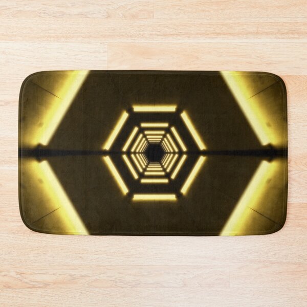 Item preview, Hexagonal Tunnel & Yellow Neon Lights designed and sold by Electric Shock!! Design.