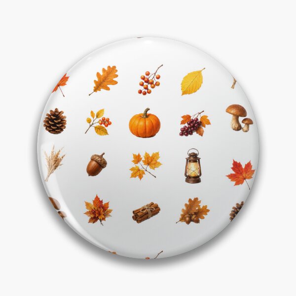 Item preview, Autumn Harvest Maple Leaves Pumpkin Acorn Cozy Fall Aesthetic designed and sold by Rehnair.