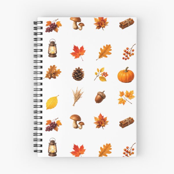Item preview, Autumn Harvest Maple Leaves Pumpkin Acorn Cozy Fall Aesthetic designed and sold by Rehnair.