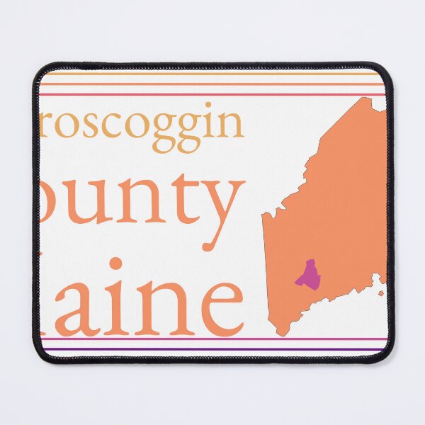 Item preview, Androscoggin County Maine Highlighted on State Map designed and sold by TheIconSmith.