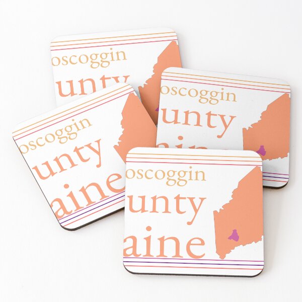 Item preview, Androscoggin County Maine Highlighted on State Map designed and sold by TheIconSmith.