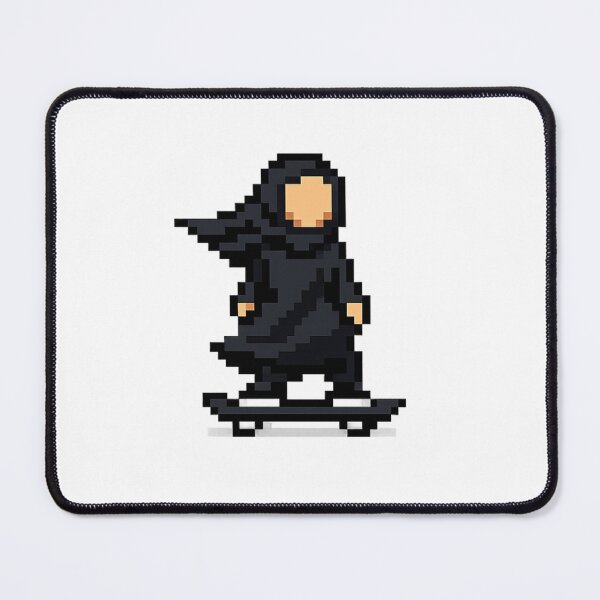 Item preview, Pixel Muslim Skateboard Girl designed and sold by ZenOtaku Lab.