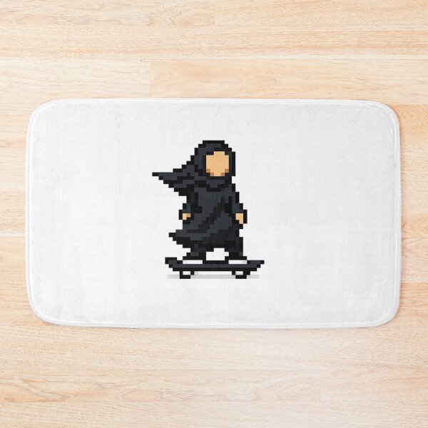 Item preview, Pixel Muslim Skateboard Girl designed and sold by ZenOtaku Lab.