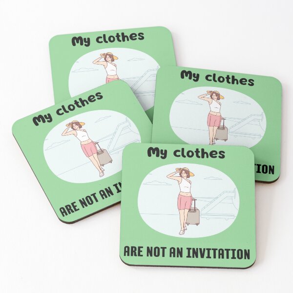 Item preview, The “My clothes are not an invitation” design  designed and sold by hypnoses.