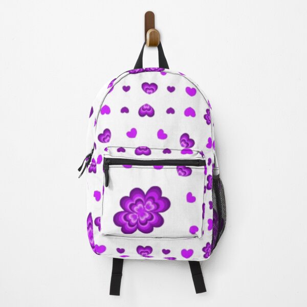 Item preview, Pastel Purple Heart Collage| White background | Trendy Girly Pattern designed and sold by Rush2Buy.