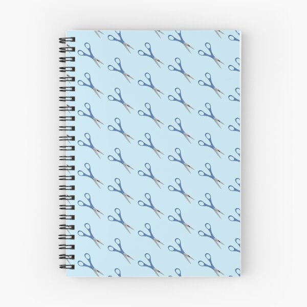 Item preview, Kawaii Sad Blue Scissors Office Stationery Art designed and sold by Designs By Amber.