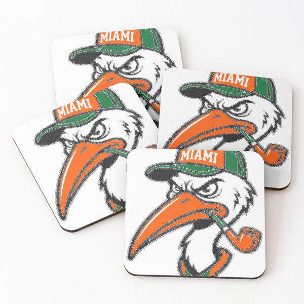 Artikelvorschau, Vintage Miami Ibis Maskottchen mit Pfeife und Kappe entworfen und verkauft von JeffTheChicken.