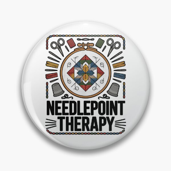 Item preview, Needlepoint Therapy Embroidery designed and sold by MooonTees.