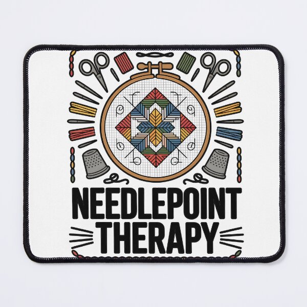 Item preview, Needlepoint Therapy Embroidery designed and sold by MooonTees.