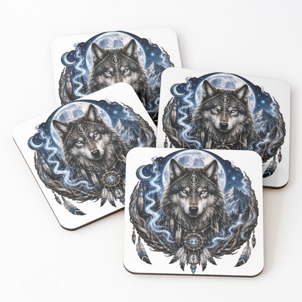Item preview, Mystic Moon Wolf designed and sold by VerdePegajoso.