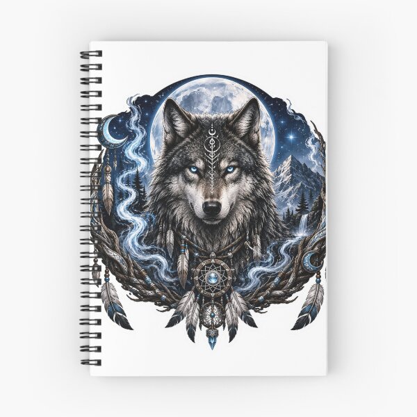 Item preview, Mystic Moon Wolf designed and sold by VerdePegajoso.