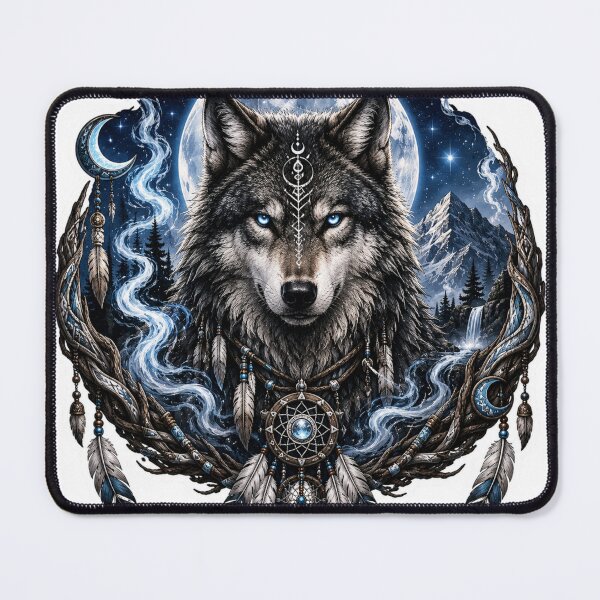 Item preview, Mystic Moon Wolf designed and sold by VerdePegajoso.