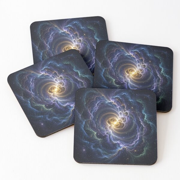 Item preview, Celestial Convergence Galaxy Nebula Wall Art designed and sold by OandSDesigns23.