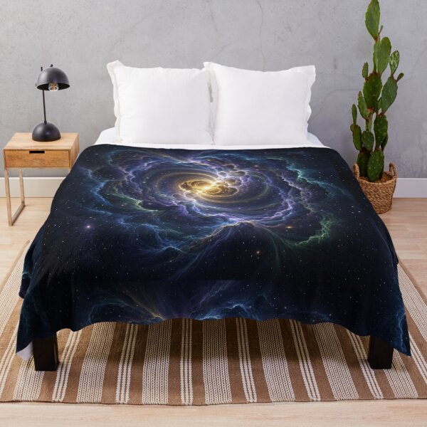 Item preview, Celestial Convergence Galaxy Nebula Wall Art designed and sold by OandSDesigns23.
