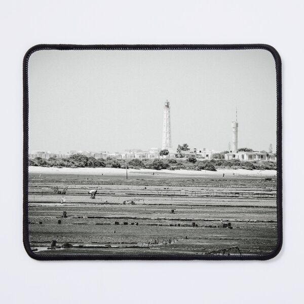 Item preview, Coastal Lighthouse in Black and White designed and sold by eddiebarronshop.
