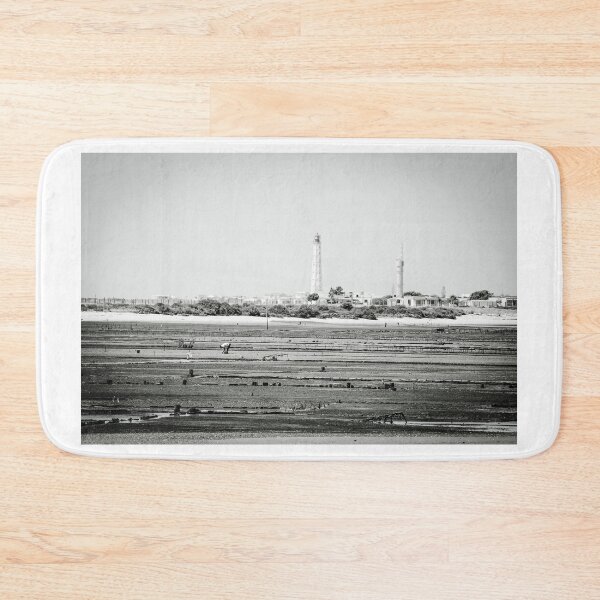 Item preview, Coastal Lighthouse in Black and White designed and sold by eddiebarronshop.