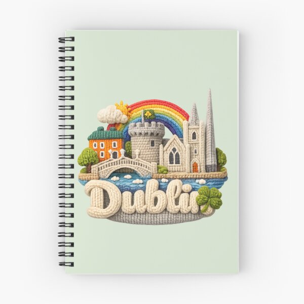 Item preview, Cute Knitted Dublin Landmark | Handmade Yarn Knit Travel Souvenir designed and sold by Moons Studio.