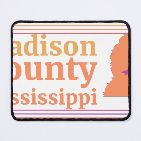 Item preview, Madison County Mississippi Highlighted on State Map designed and sold by TheIconSmith.