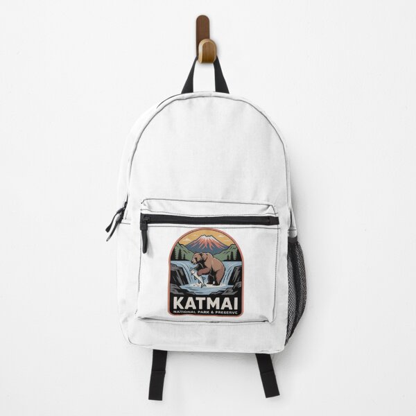 Item preview, Katmai National Park and Preserve Vintage Travel Badge designed and sold by Teelogic.