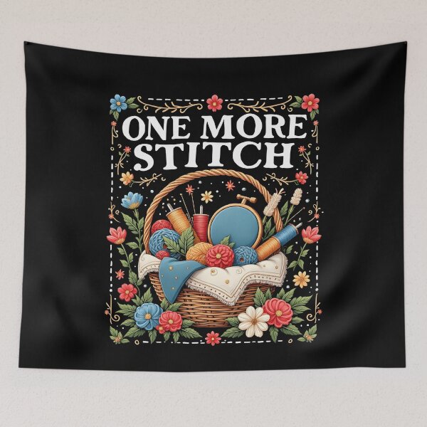 Item preview, One More Stitch Embroidery designed and sold by MooonTees.