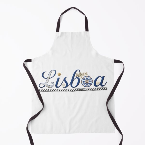 Item preview, Lisboa Portugal Azulejo Tile and Castle Typography Design designed and sold by Paulo Costa Dias.