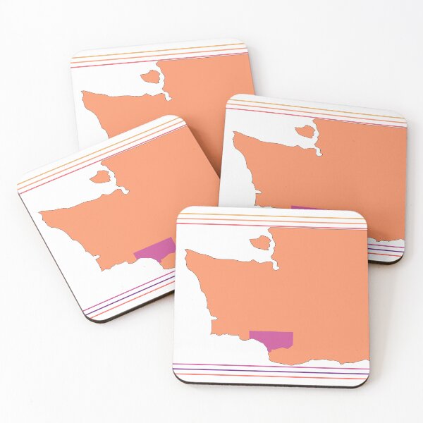 Item preview, Cowlitz County Washington Highlighted on State Map designed and sold by TheIconSmith.