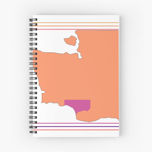 Item preview, Cowlitz County Washington Highlighted on State Map designed and sold by TheIconSmith.