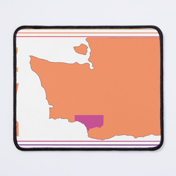 Item preview, Cowlitz County Washington Highlighted on State Map designed and sold by TheIconSmith.