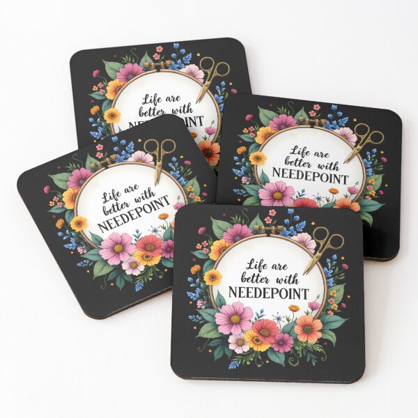 Item preview, Life Are Better with Needlepoint designed and sold by MooonTees.