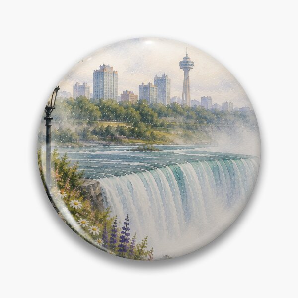 Item preview, Emerald Mist Falls designed and sold by WildSkyMuse.