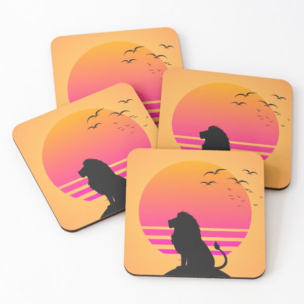 Item preview, Retro Lion Sunset Silhouette | Vintage Wildlife Design designed and sold by LeonixPrint.