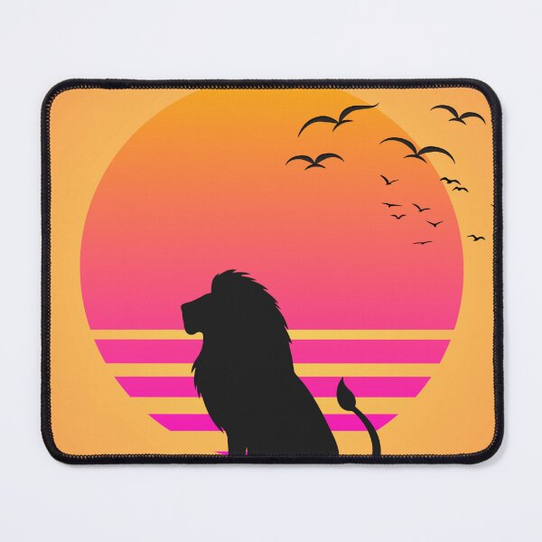 Item preview, Retro Lion Sunset Silhouette | Vintage Wildlife Design designed and sold by LeonixPrint.
