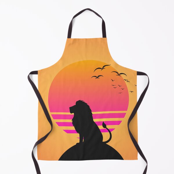 Item preview, Retro Lion Sunset Silhouette | Vintage Wildlife Design designed and sold by LeonixPrint.