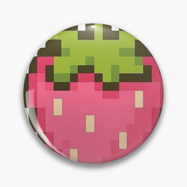 Item preview, Pixel Art Strawberry 8-Bit Fruit Design designed and sold by The-SilentPlace.