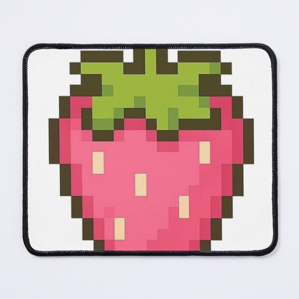 Item preview, Pixel Art Strawberry 8-Bit Fruit Design designed and sold by The-SilentPlace.