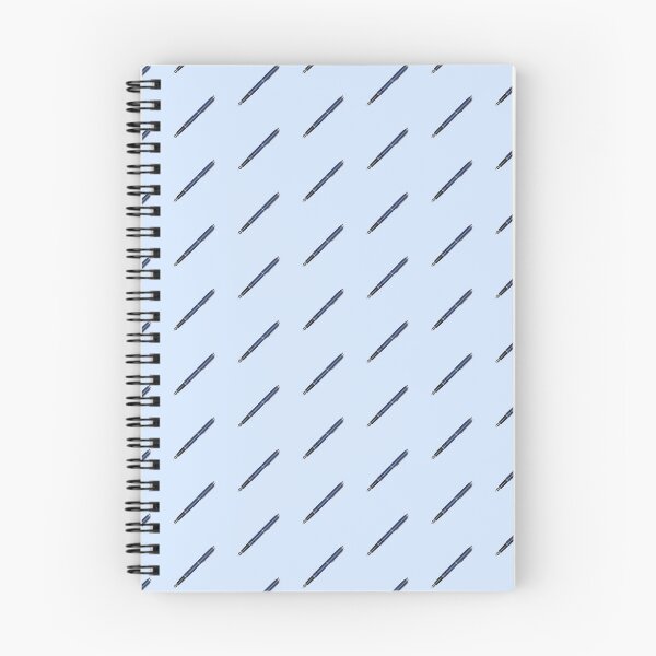 Item preview, Kawaii Happy Blue Fountain Pen Stationery Art designed and sold by Designs By Amber.