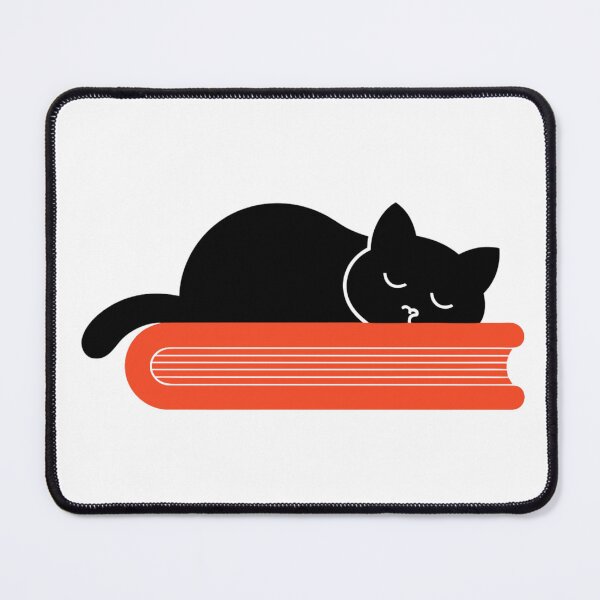 Item preview, Halloween Bookworm Black Cat Reader Graphic designed and sold by Charonde.