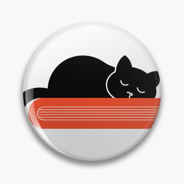 Item preview, Halloween Bookworm Black Cat Reader Graphic designed and sold by Charonde.