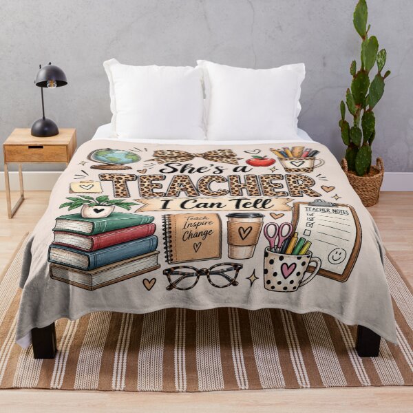 Item preview, She’s a Teacher I Can Tell, Funny teacher, Back to School designed and sold by Quiajia.