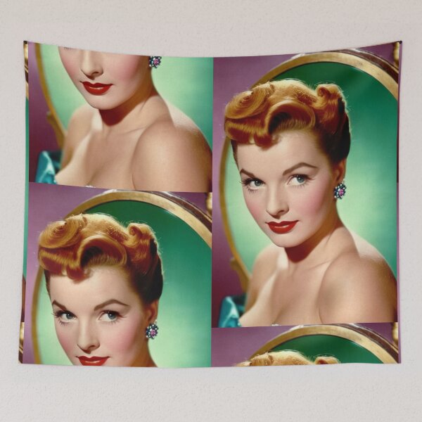 Item preview, Cinema - 1950s Glamorous Actress, Timeless Hollywood Glamour Portrait designed and sold by Beat-It.