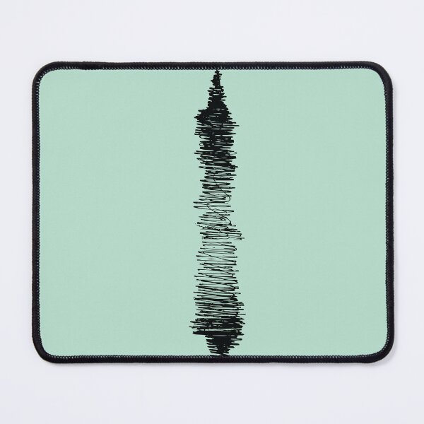 Item preview, Minimalist Black Scribble Soundwave Art designed and sold by BetweenForms.