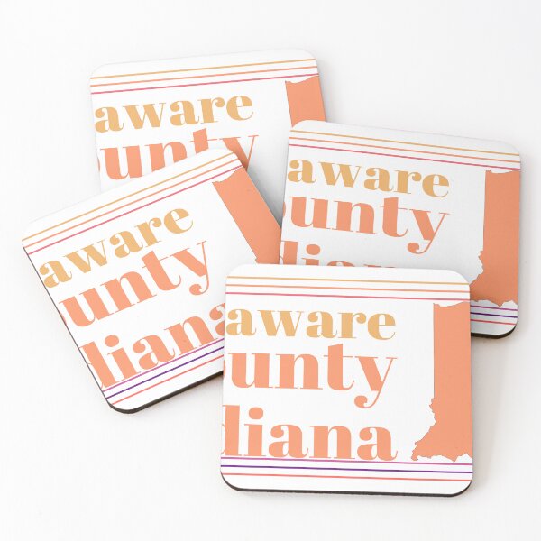 Item preview, Delaware County Indiana Highlighted on State Map designed and sold by TheIconSmith.