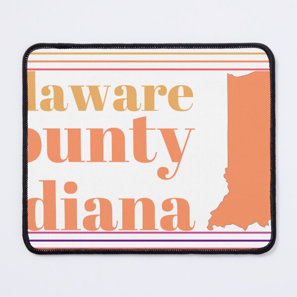 Item preview, Delaware County Indiana Highlighted on State Map designed and sold by TheIconSmith.