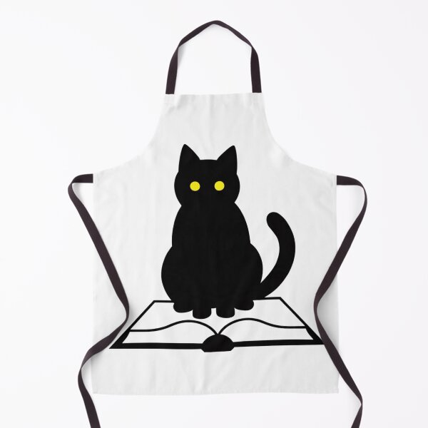 Item preview, Librarian Black Cat Reading Illustration Gift designed and sold by Charonde.