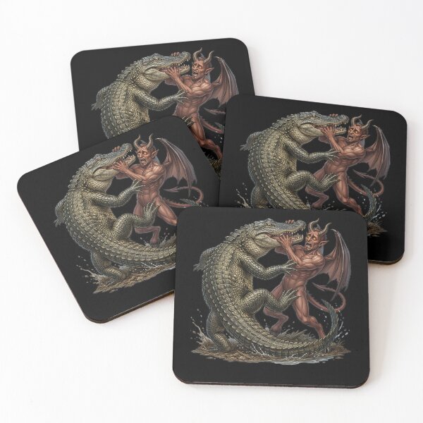 Item preview, Alligator vs. Devil designed and sold by ReneMM.