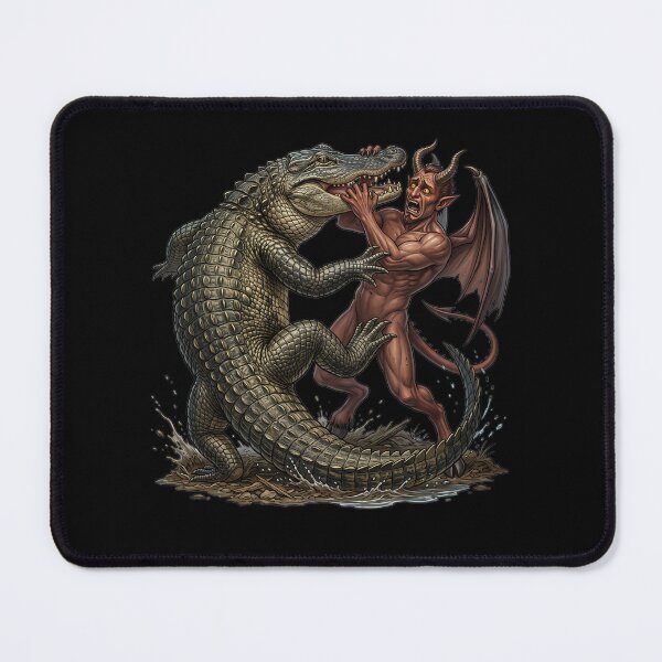 Item preview, Alligator vs. Devil designed and sold by ReneMM.