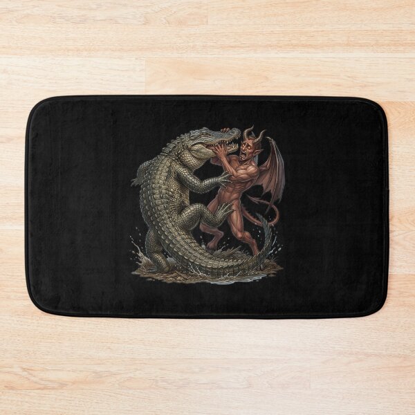 Item preview, Alligator vs. Devil designed and sold by ReneMM.