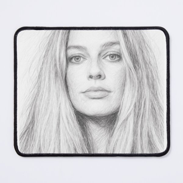 Item preview, Blonde Actress Pencil Sketch Portrait - Fine Art Hollywood Star Pencil Drawing designed and sold by Leon Woods Pencil Art.