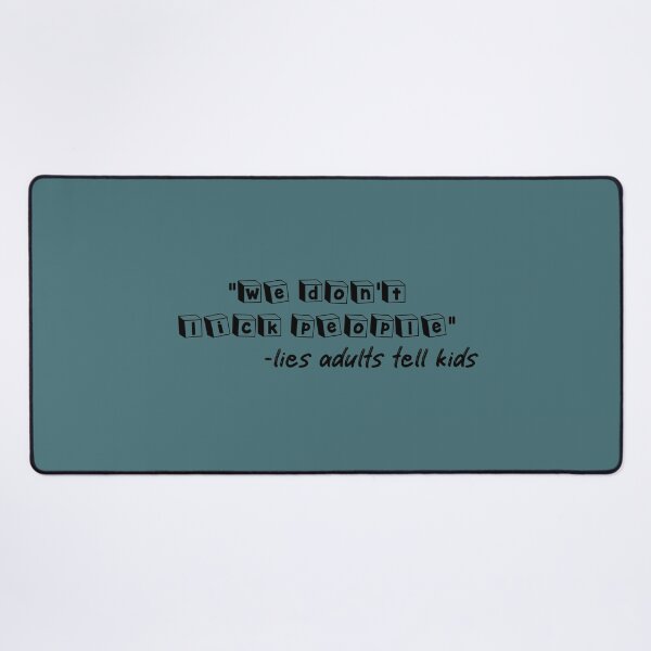 Item preview, We don't lick people (black) designed and sold by QukiDesign.